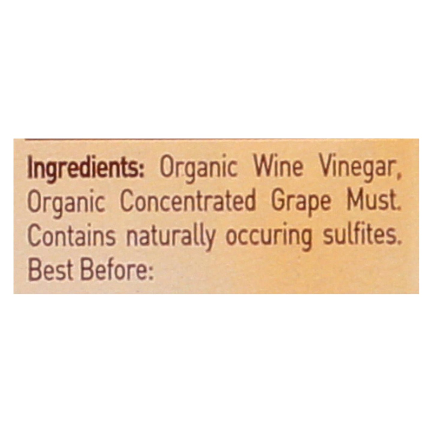 Bionaturae Organic Balsamic Vinegar Of Modena - Case Of 12 - 17 Fz