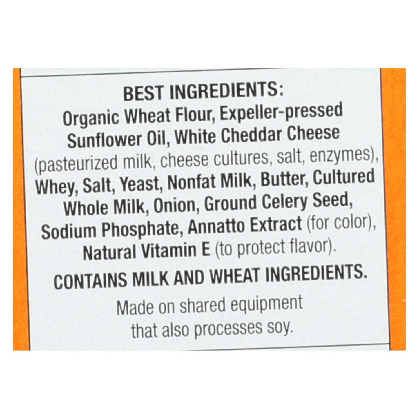 Annie's Homegrown - Crcker Wht Chd Bunny - Case Of 12-7.5 Oz.