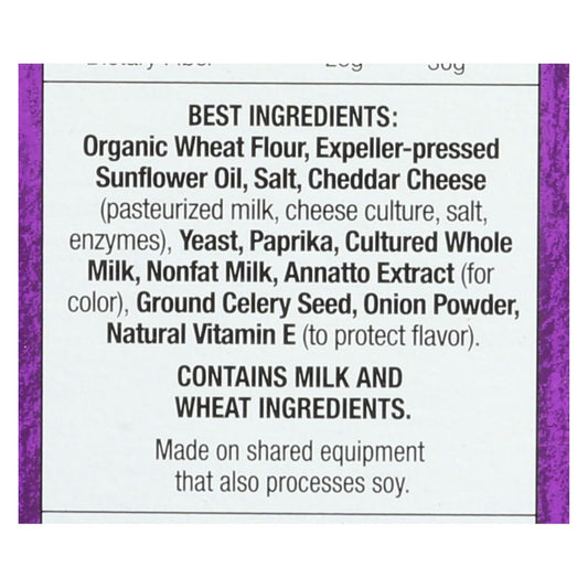 Annie's Homegrown - Snack Crackr Ched Bun - Case Of 12-7.5 Oz.