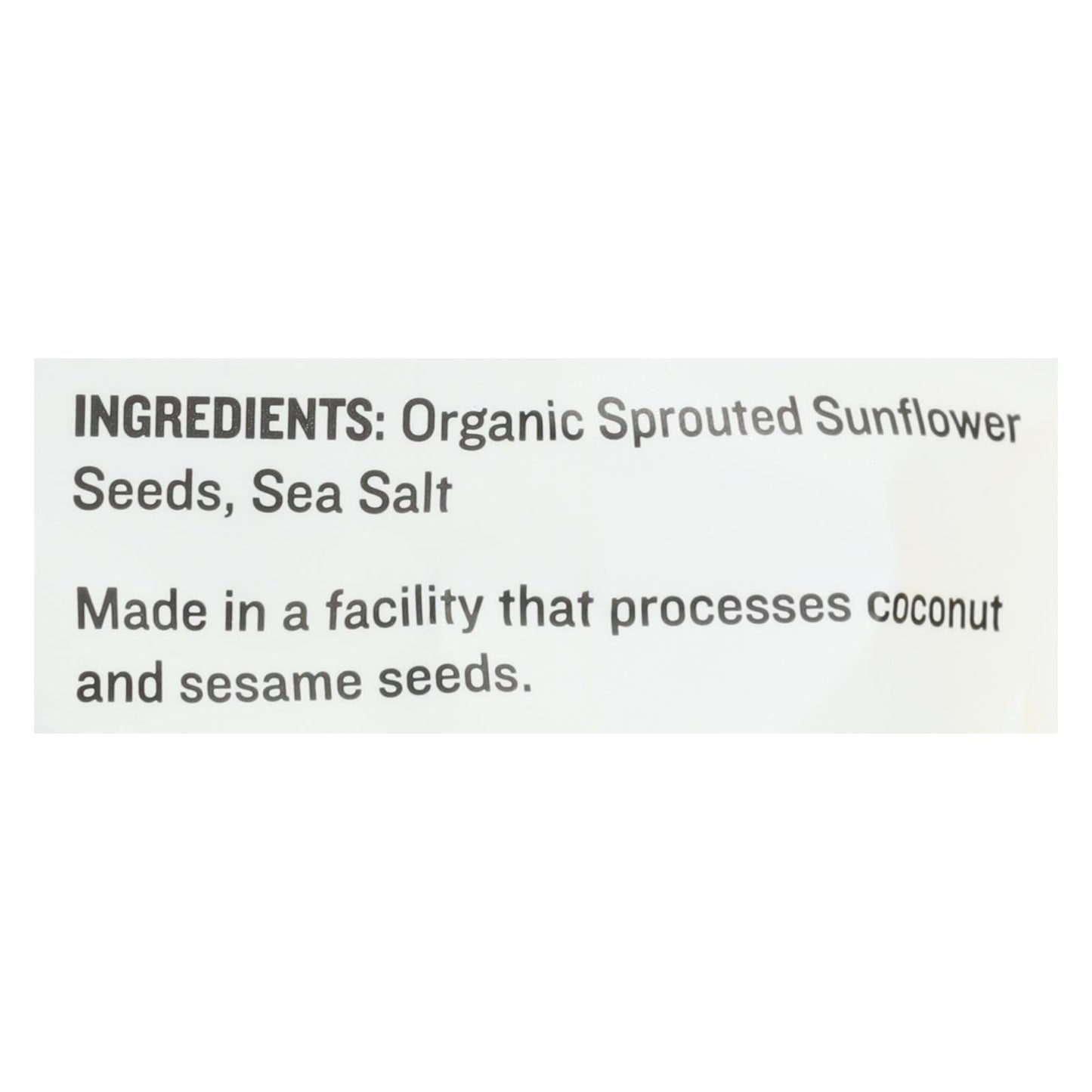 Go Raw Sprouted Seeds, Sunflower With Celtic Sea Salt - Case Of 6 - 14 Oz
