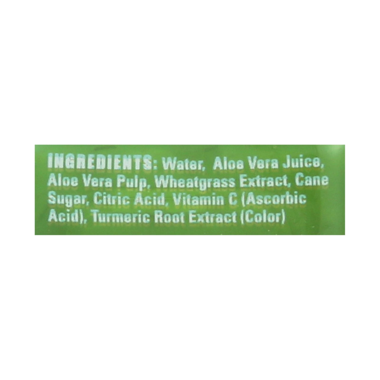 Alo Original Awaken Aloe Vera Juice Drink - Wheatgrass - Case Of 12 - 16.9 Fl Oz.