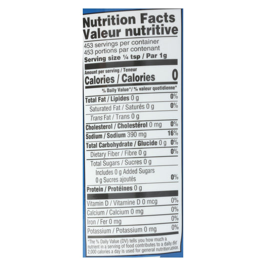 Haddar Salt - Kosher - Case Of 12 - 16 Oz