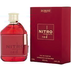 Nitro Red Pour Homme By Dumont Eau De Parfum Spray 3.4 Oz