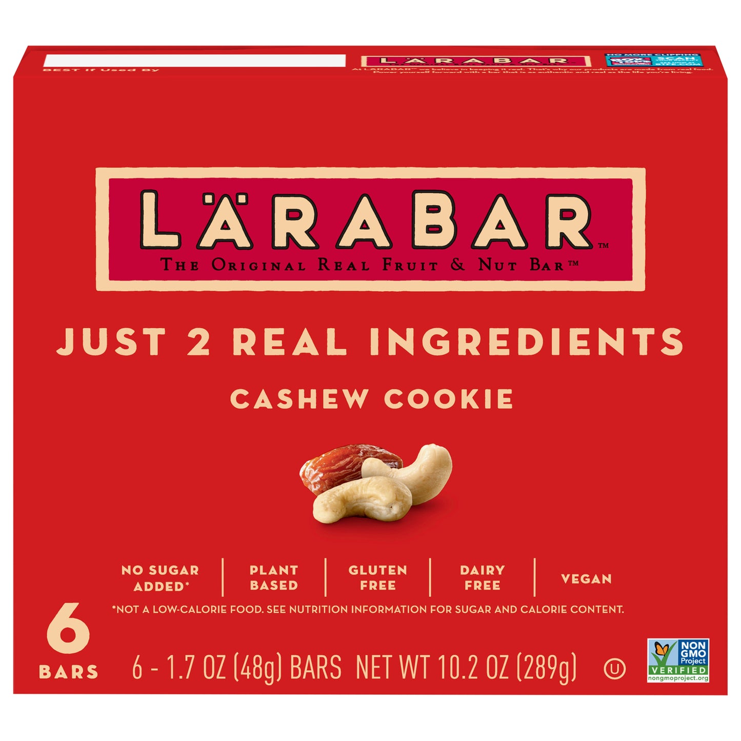 Larabar - Bar Cashew Cookie - Case Of 8-6/1.7 Oz