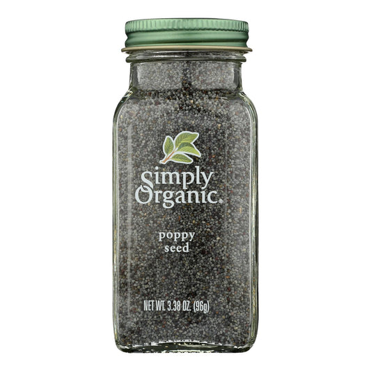 Simply Organic - Seasoning Poppy Seed - Case Of 6-3.38 Oz