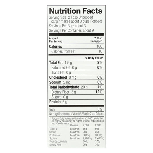 Black Jewell, Microwave Popcorn - Case Of 6 - 8.7 Oz