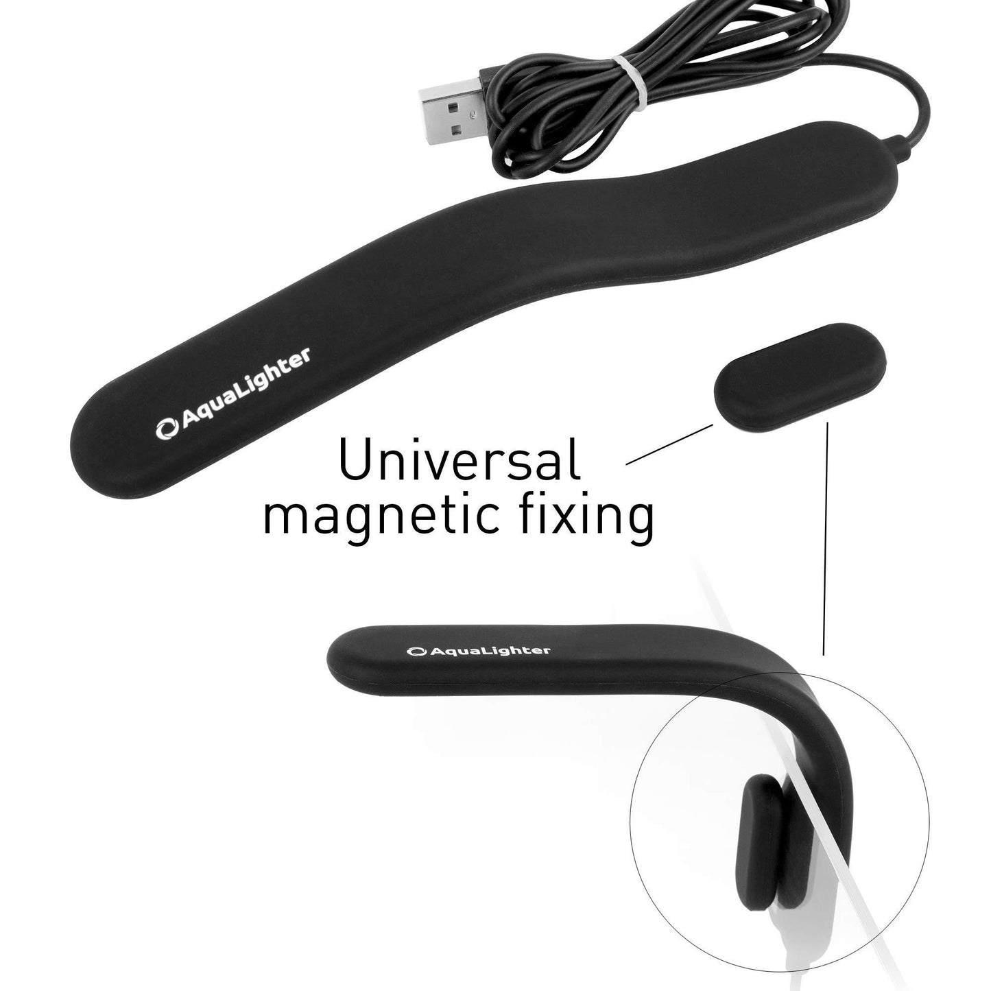 Fish Tank Light   Clip On Aquarium Light   Aquarium Light for Plants   LED Flexible Lamp for Freshwater Light   NanoSoft Black Fish Tank Lights 10 Gallon