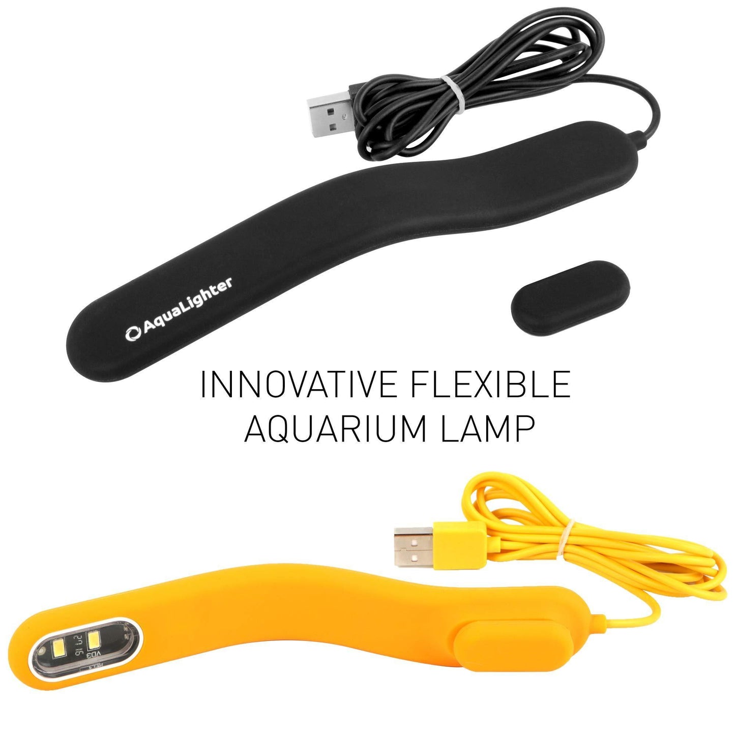 Fish Tank Light   Clip On Aquarium Light   Aquarium Light for Plants   LED Flexible Lamp for Freshwater Light   NanoSoft Black Fish Tank Lights 10 Gallon
