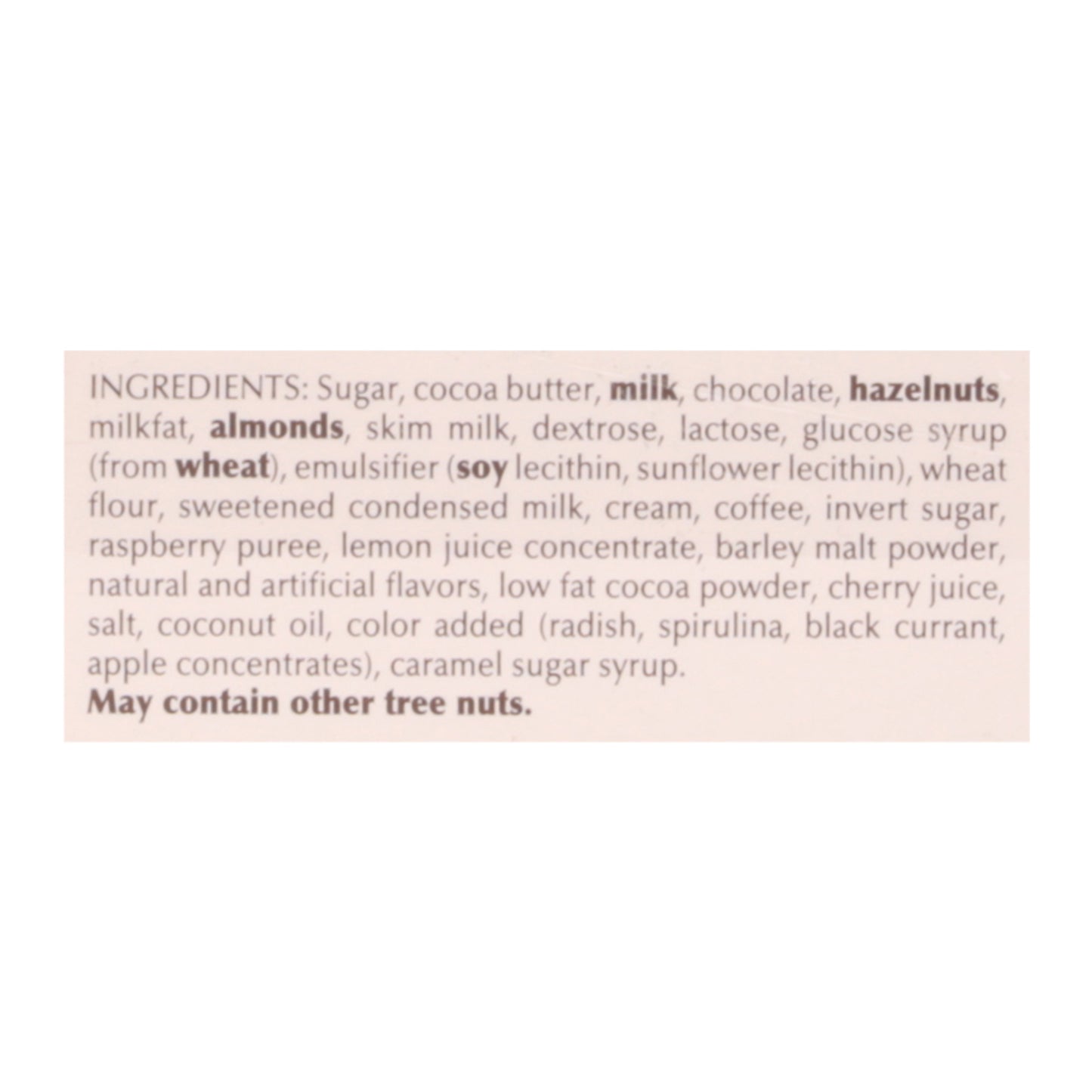 Lindt - Mini Pralines Magenta Bx - Case Of 8-6.2 Oz