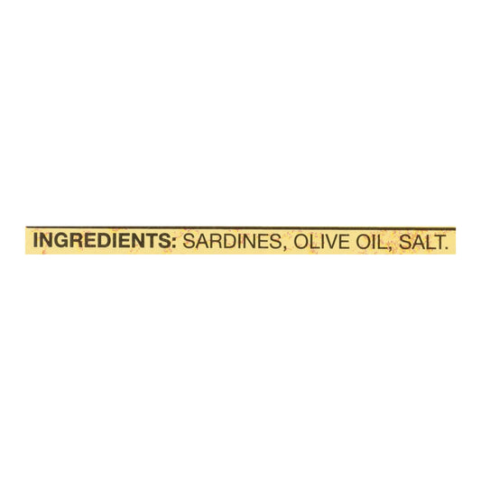 Reese's Fancy Sardines  - Case Of 10 - 4.37 Oz