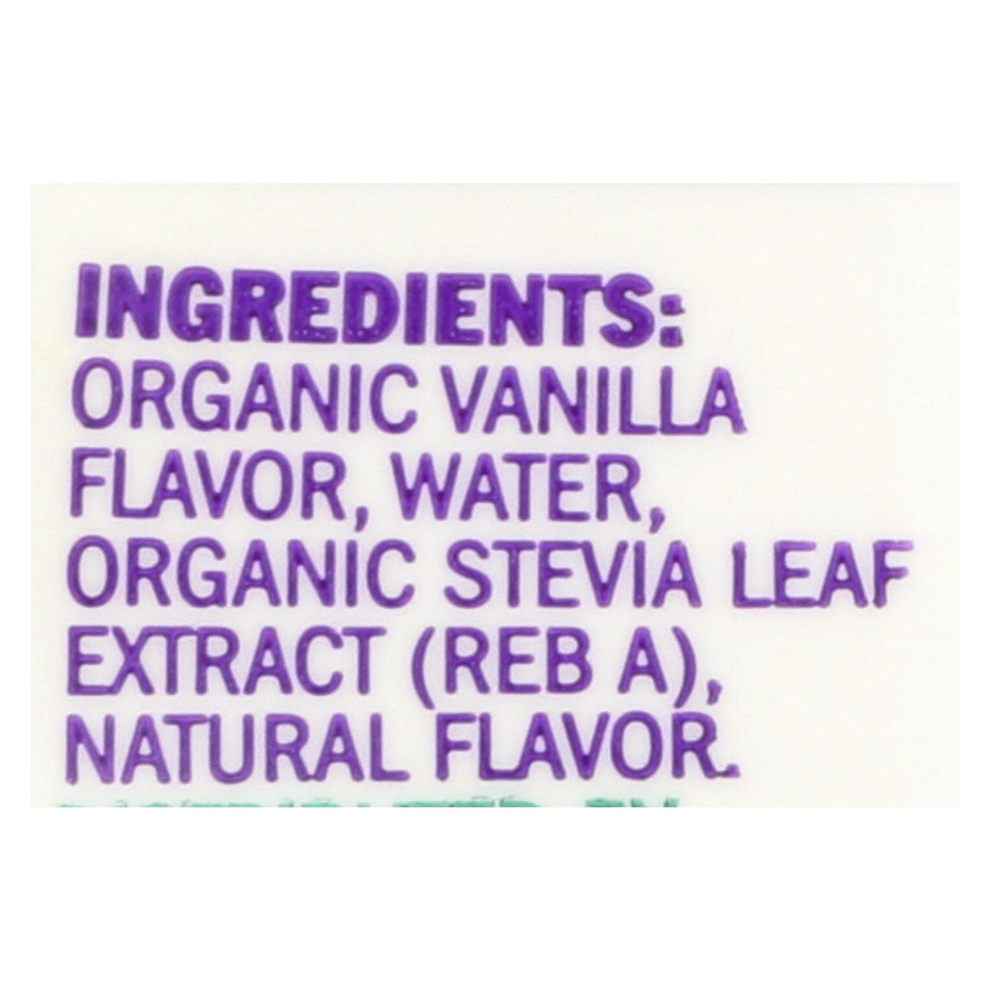 Pyure Sugar Free Organic Vanilla Liquid Stevia Extract  - Case Of 6 - 1.8 Oz