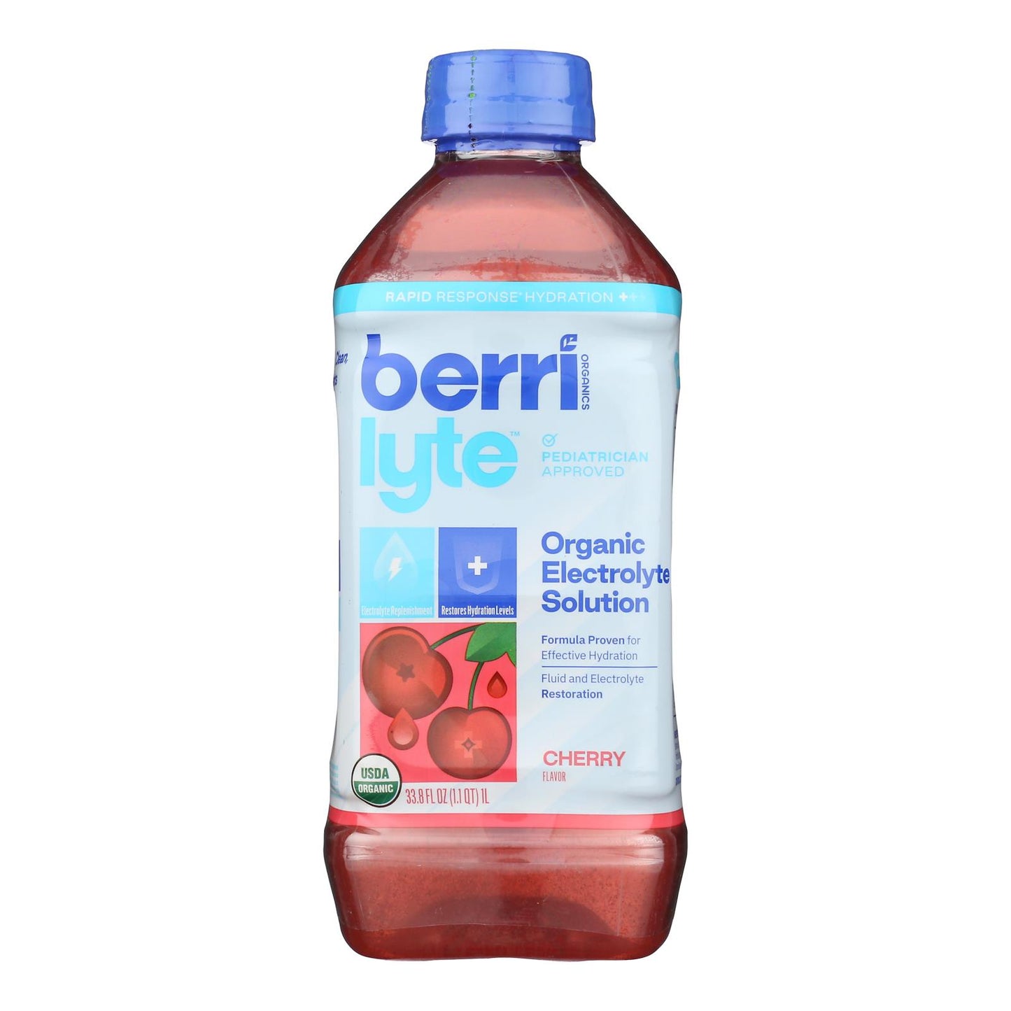 Berri Lyte - Juice Electro Cherry - Case Of 6 - 1 Ltr