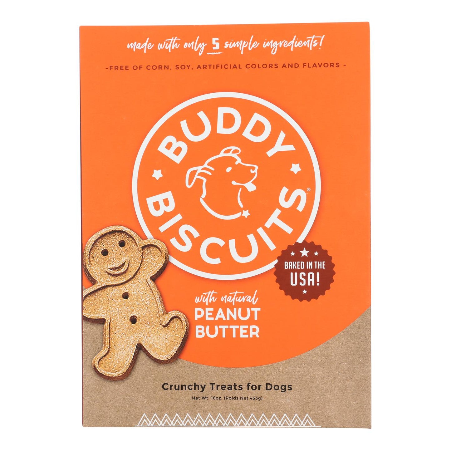 Cloud Star - Bddy Bsct Ovn Baked Peanut Butter - Case Of 6-16 Oz