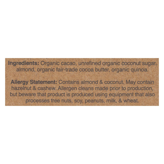 Hu - Dark Chocolate Bar Almond Butter Quinoa - Case Of 12-2.1 Oz