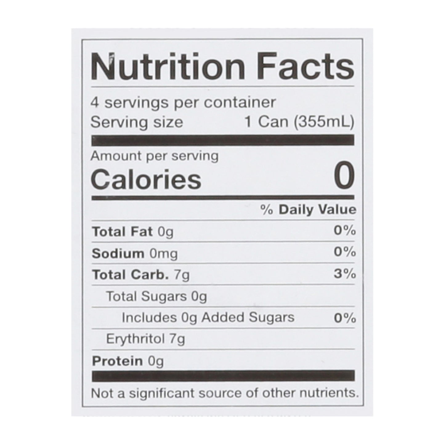 Virgil's - Soda Zero Sugar Vanilla Cream Can - Case Of 6-4/12 Fluid Ounces