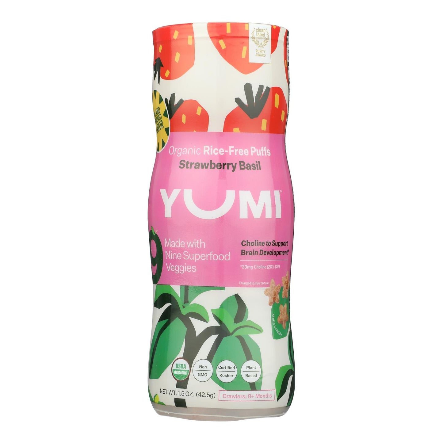 Yumi - Puffs Og2 Strawbry Basil - Ea Of 1-1.5 Oz