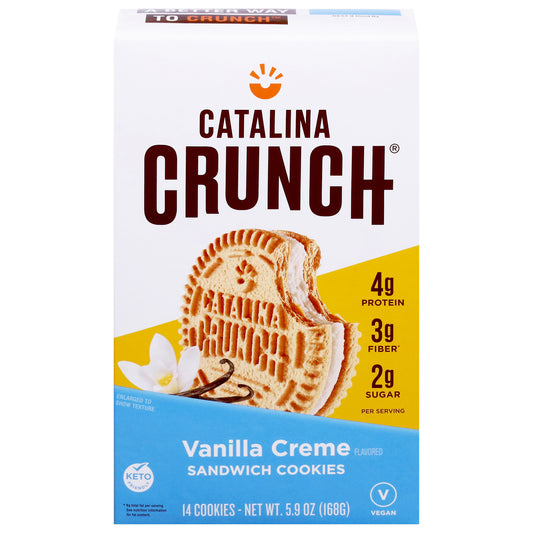 Catalina Crunch - Cky Sndwch Vanilla Creme - Cs Of 6-5.9 Oz