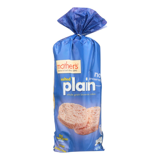 Mother's - Rice Cake Plain Salted - Cs Of 12-4.4 Oz
