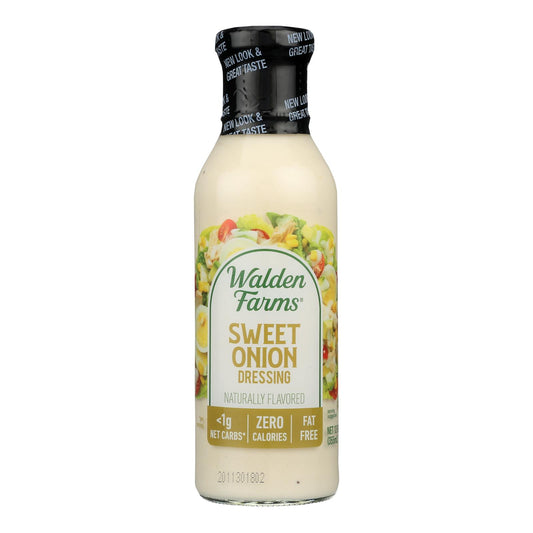 Walden Farms Sweet Onion Calorie Free Dressing - Case Of 6 - 12 Fz