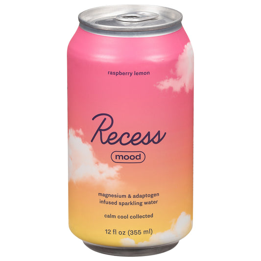 Recess - Sprk Wtr Rspbry Lem Magns - Cs Of 12-12 Fz