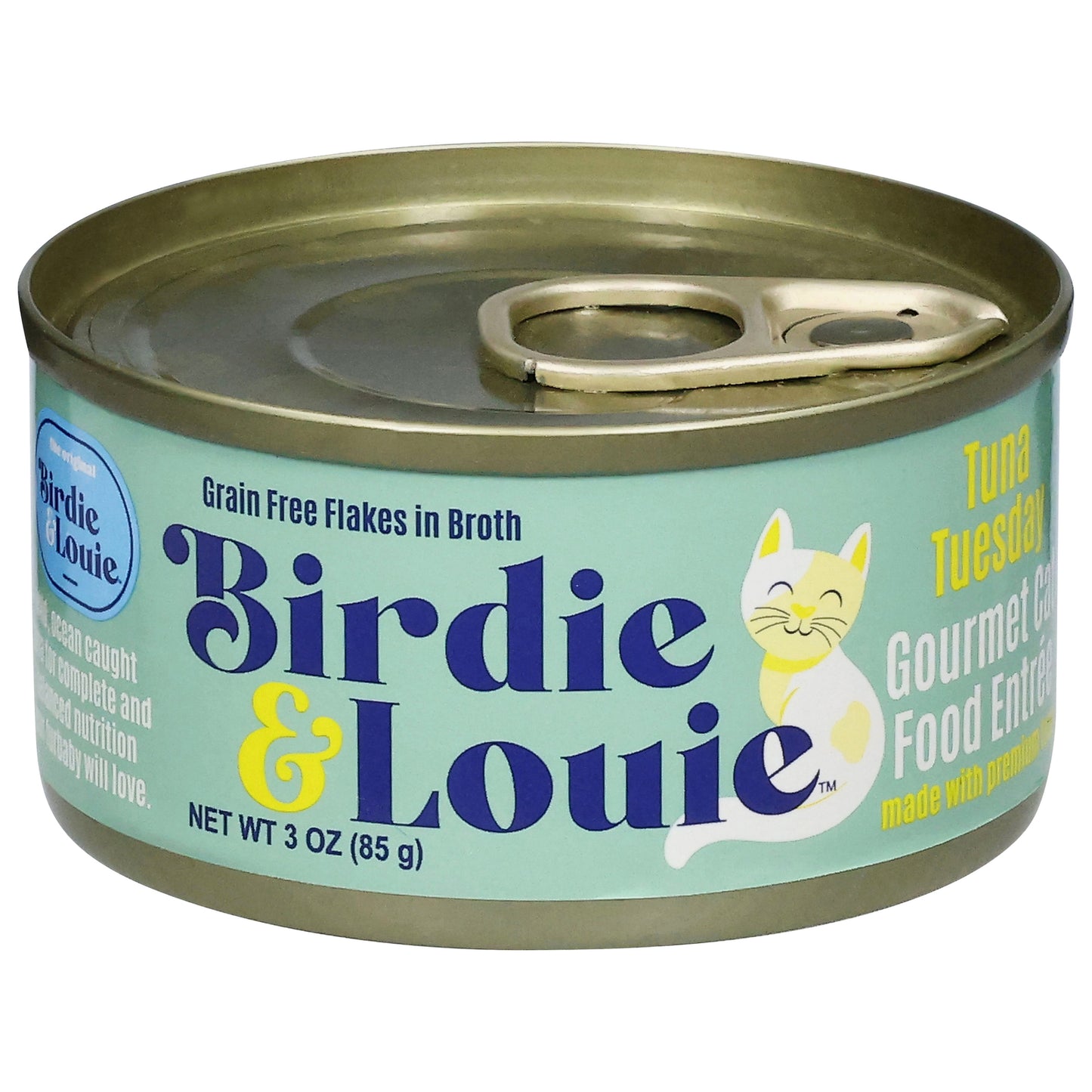 Birdie & Louie - Cat Food Wet Tuna Tuesday - Cs Of 12-3 Oz