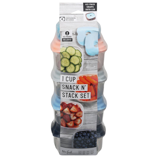 Fit & Fresh - Snck Set 1 Cups Lds Icpak - Ea Of 1-5 Ct