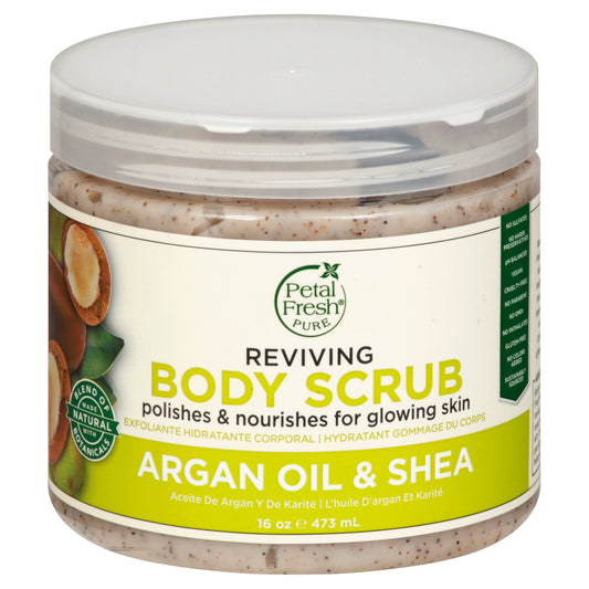 Petal Fresh Pure - Body Scrub Argan Oil Shea - Cs Of 6-16 Fz