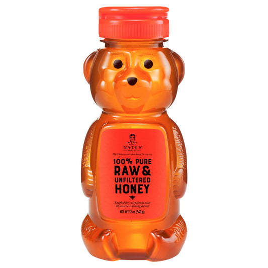 Nature Nate's - Honey Raw Unfilterd Bear - Cs Of 6-12 Fz