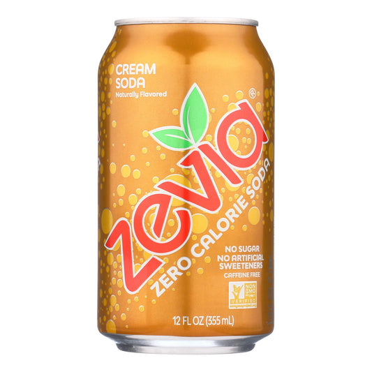 Zevia - Soda Cream 0 Cal Can - Cs Of 4-6/12 Fz