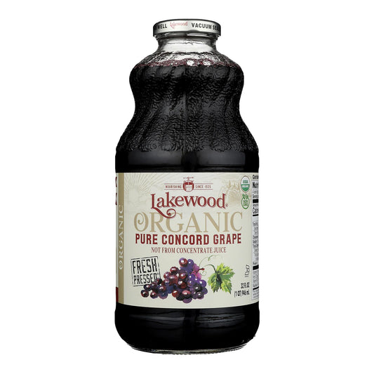 Lakewood - Organic Juice - Concord Grape - Case Of 6 - 32 Fl Oz.