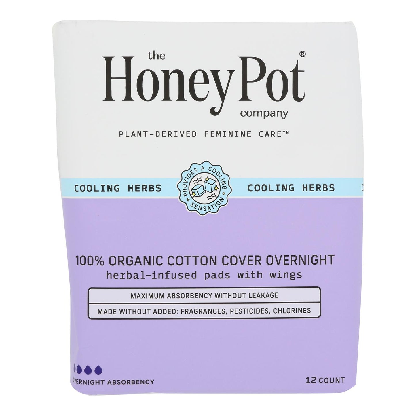 The Honey Pot - Pads Post-partum Herbal - Ea Of 1-12 Ct
