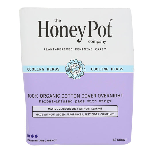 The Honey Pot - Pads Post-partum Herbal - Ea Of 1-12 Ct