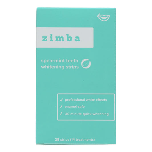 Zimba - Teeth Whtn Strips Sprmnt - Cs Of 6-28 Ct