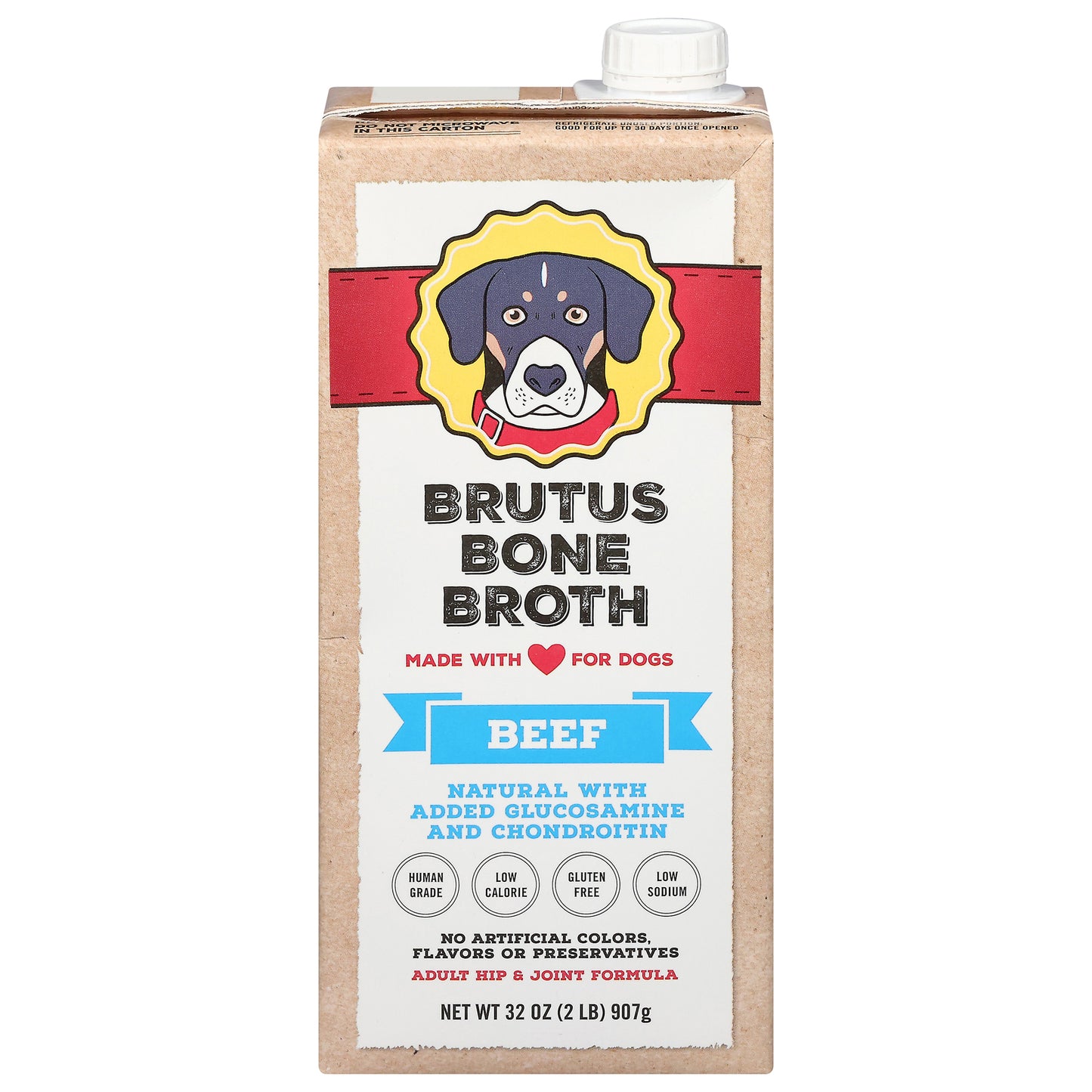 Brutus Broth - Bone Broth Beef - Cs Of 6-32 Fz