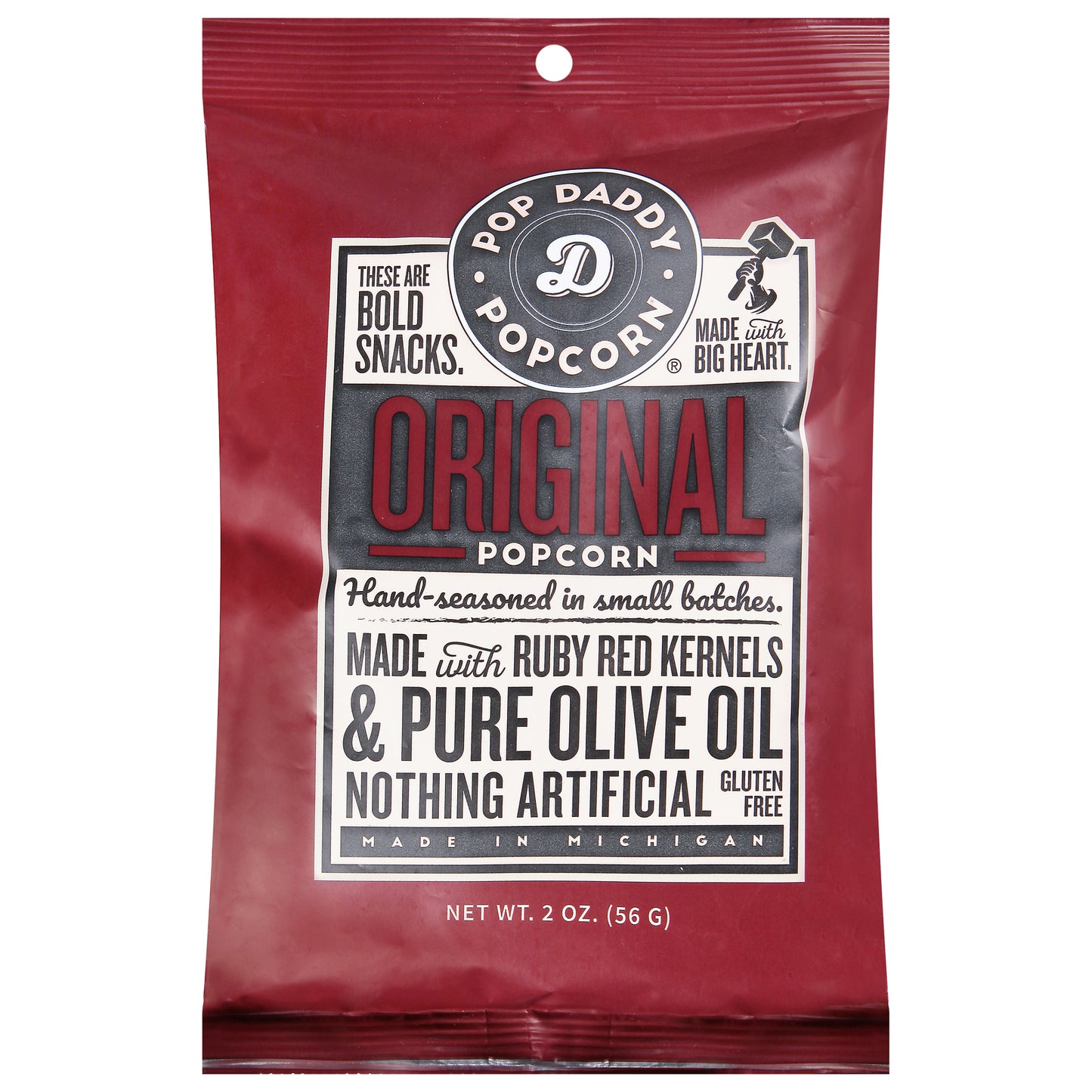 Pop Daddy - Popcorn Original - Cs Of 15-2 Oz