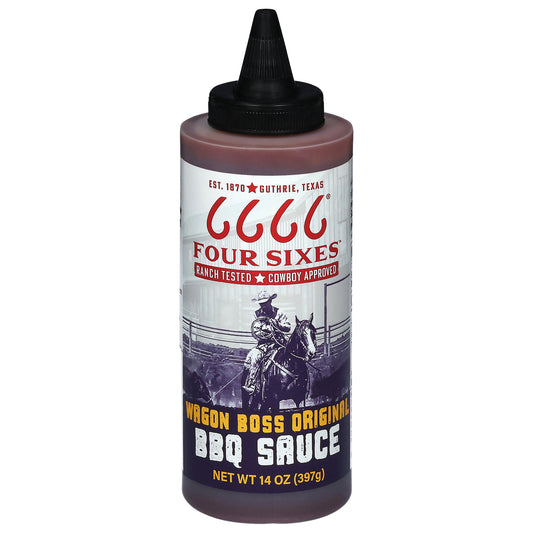 Four Sixes - Bbq Sce Orignl Wagon Boss - Cs Of 6-14 Fz