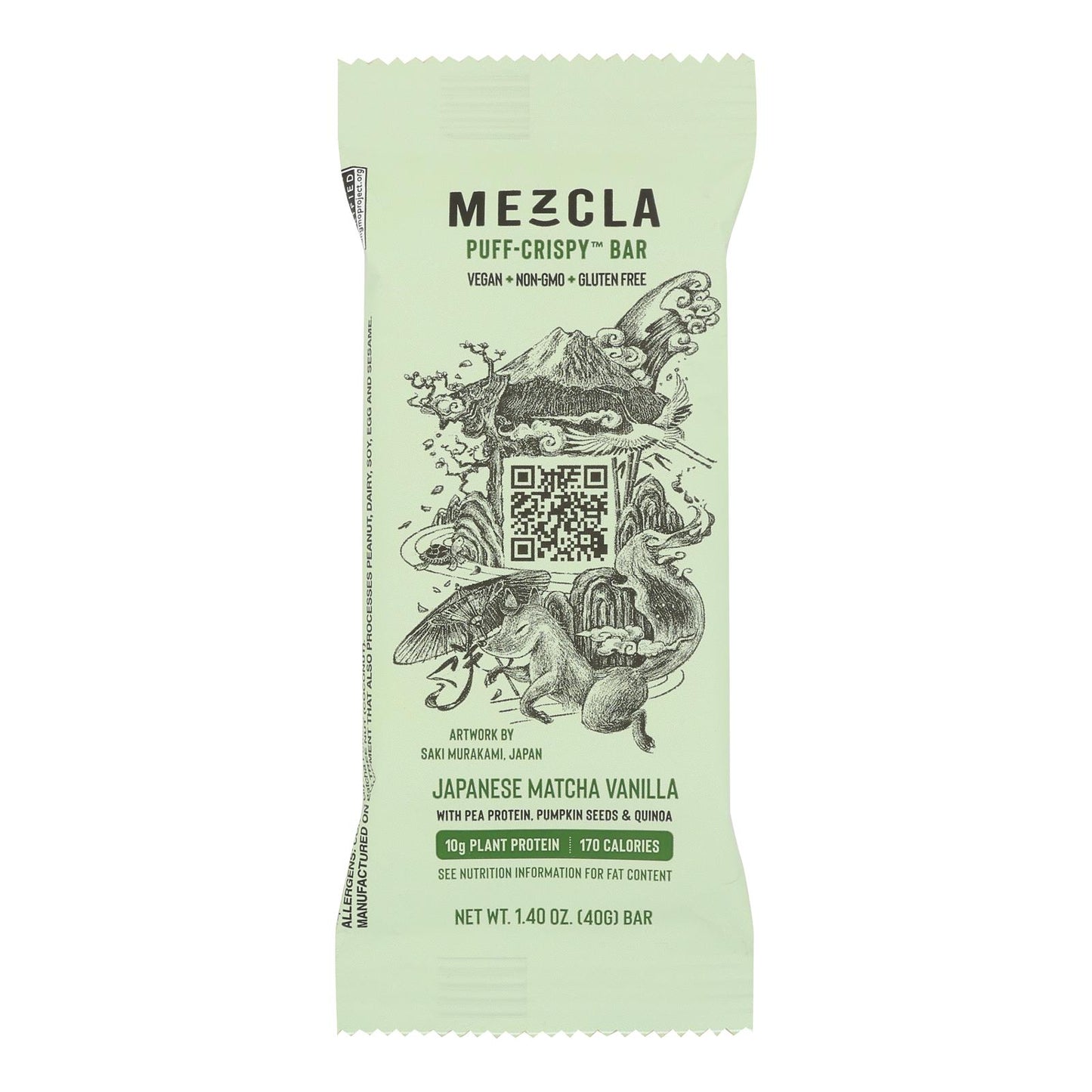 Mezcla - Bar Japanese Matcha Van - Cs Of 12-1.4 Oz