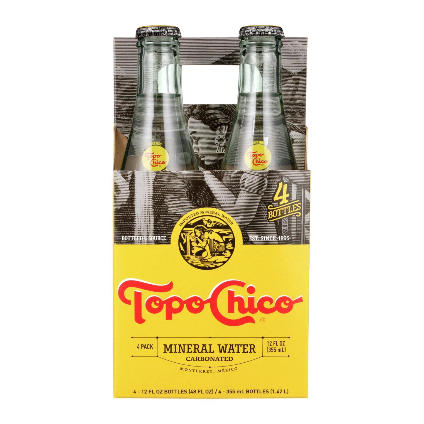 Topo Chico Carbonated Mineral Water - Case Of 6 - 4/12 Fz