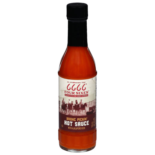 Four Sixes - Hot Sauce Bronc Pickin - Cs Of 12-6 Fz