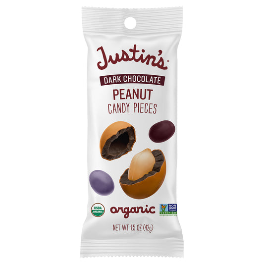 Justin's - Dark Choc Og2 Pnut Pieces - Cs Of 12-1.5 Oz