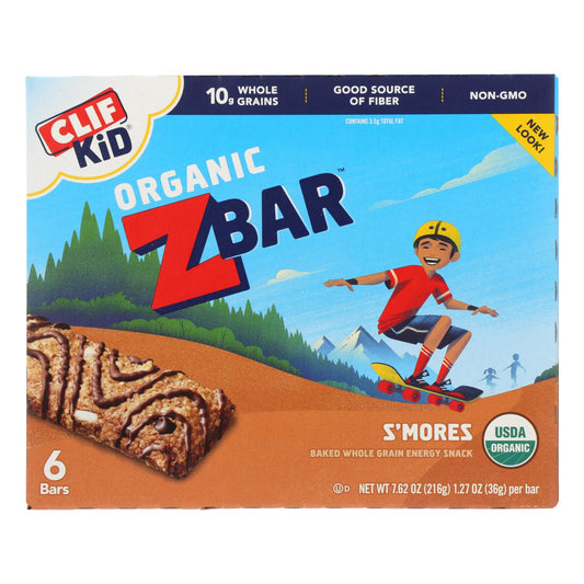 Clif Kid Zbar - Smores - Case Of 9 - 7.62 Oz