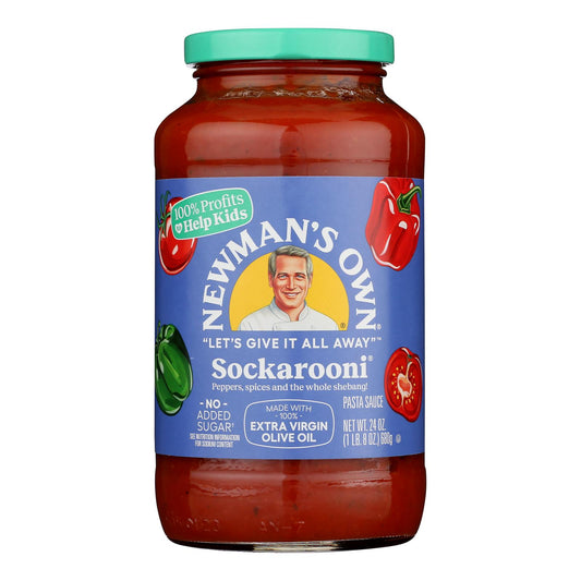 Newman's Own - Pasta Sacue Sockarooni - Case Of 8 - 24 Fz