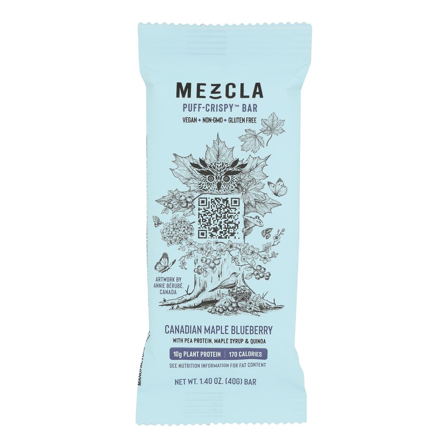 Mezcla - Bar Canadian Maple Blubry - Cs Of 12-1.4 Oz