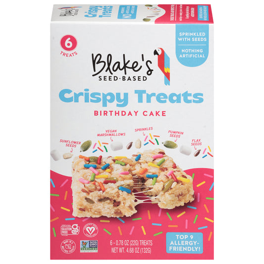 Blake's Seed Based - Crispy Treat Bday Cake - Cs Of 6-6/.78 Oz