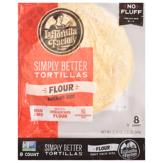 La Tortilla Factory - Tortilla Burrito Flour - Cs Of 10-17.77 Oz