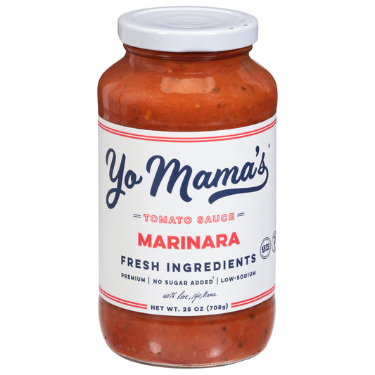Yo Mama's Foods - Pasta Sauce Marinara - Cs Of 6-25 Oz