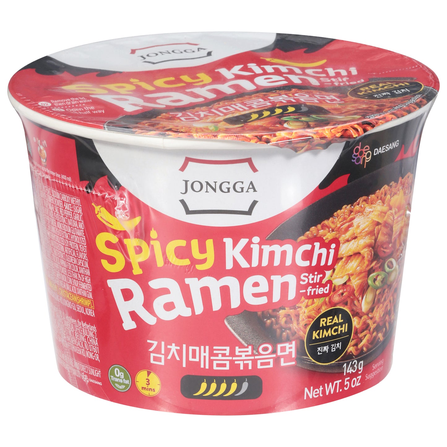 Jongga - Ramen Spcy Kmchi Stir Fry - Cs Of 6-5 Oz