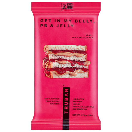 Trubar - Bar Get In My Belly Pbj - Cs Of 12-1.76 Oz