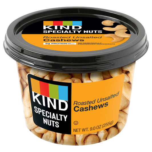 Kind - Cashews Rst Unsalted - Cs Of 6-9 Oz