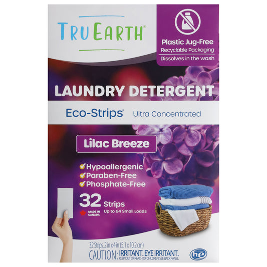 Tru Earth - Detergnt Eco Strips Lilac - Cs Of 12-32 Ct